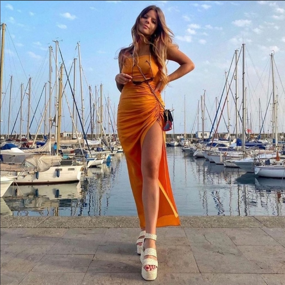 Zara Draped Dress - Picture 5 of 16